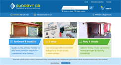 Desktop Screenshot of eurobyt-cb.cz
